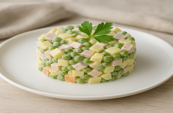 Оливье с индейкой